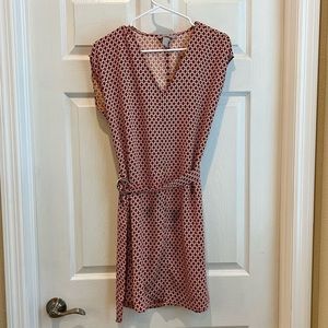 H&M Women’s Dress With Belt Size 4